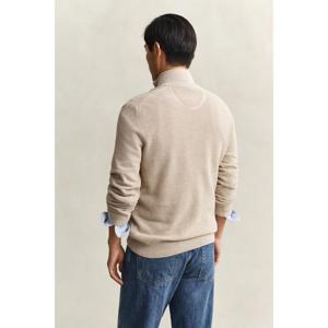GANT Textured Cotton Half Zip Sweater